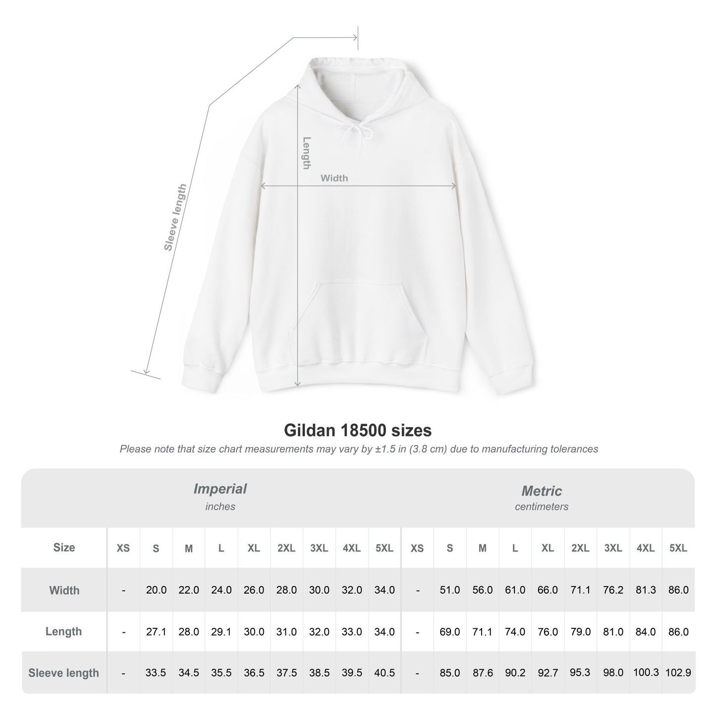 Embroidered Unisex Heavy Blend Hoodie