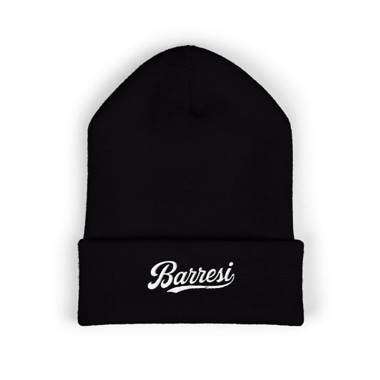 BARRESI CUFFED BEANIE EMBROIDERED LOGO